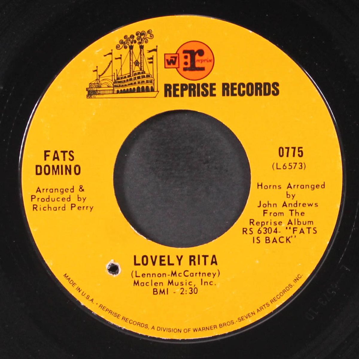 wait till it happens to you / lovely rita by FATS DOMINO