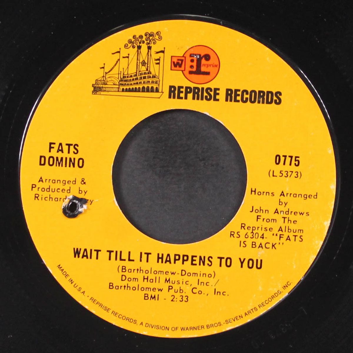 wait till it happens to you / lovely rita by FATS DOMINO