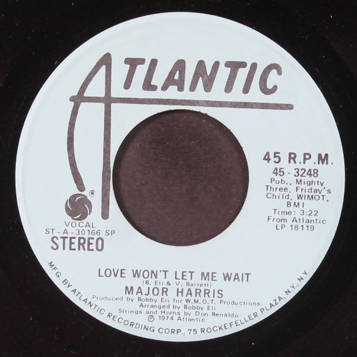 love won't let me wait by MAJOR HARRIS