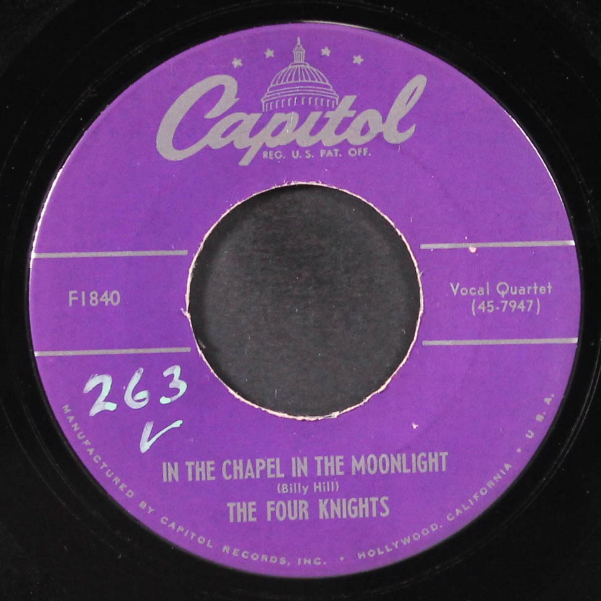 in the chapel in the moonlight / i wanna say hello by FOUR KNIGHTS