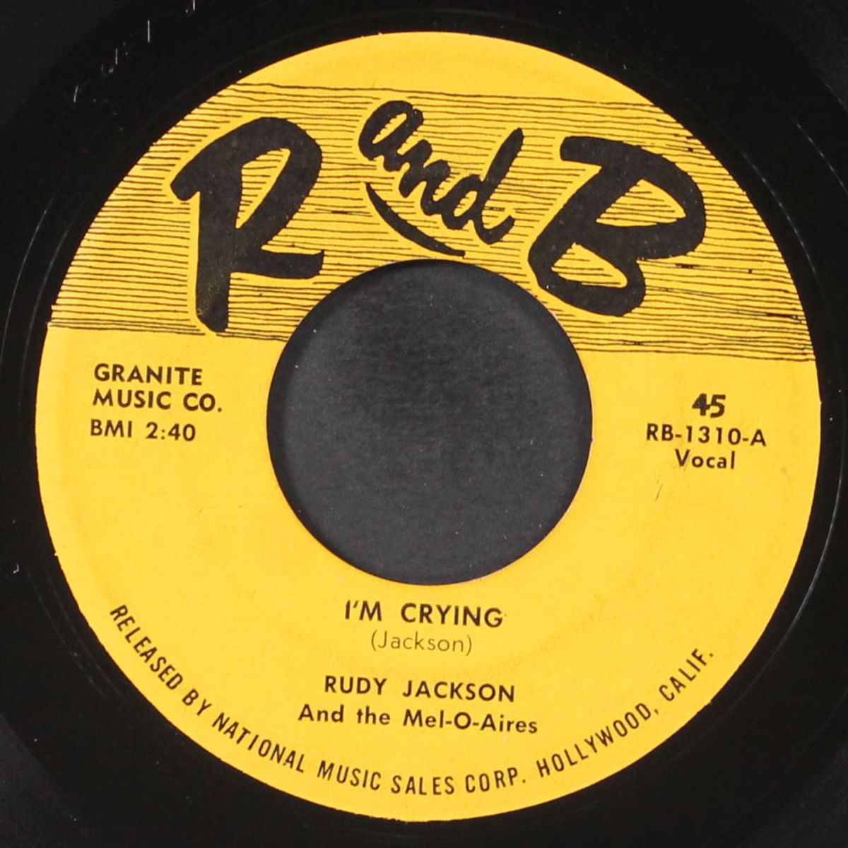 enfold me / i'm crying by RUDY JACKSON