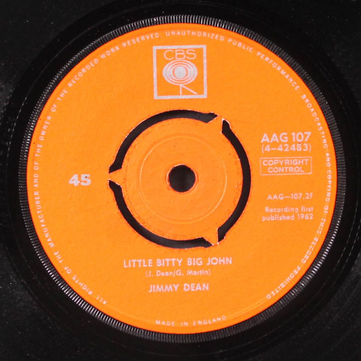 steel man / little bitty big john by JIMMY DEAN