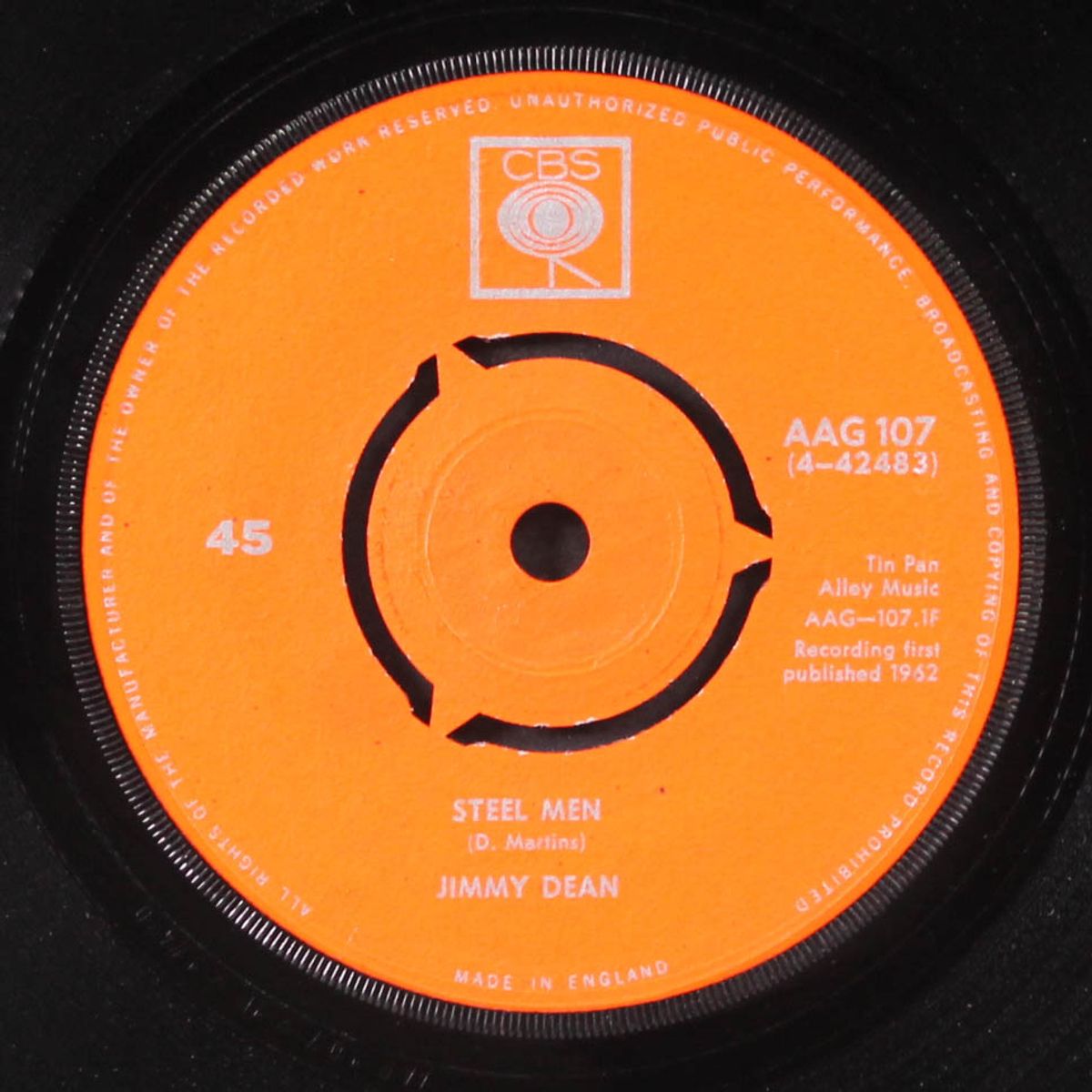 steel man / little bitty big john by JIMMY DEAN