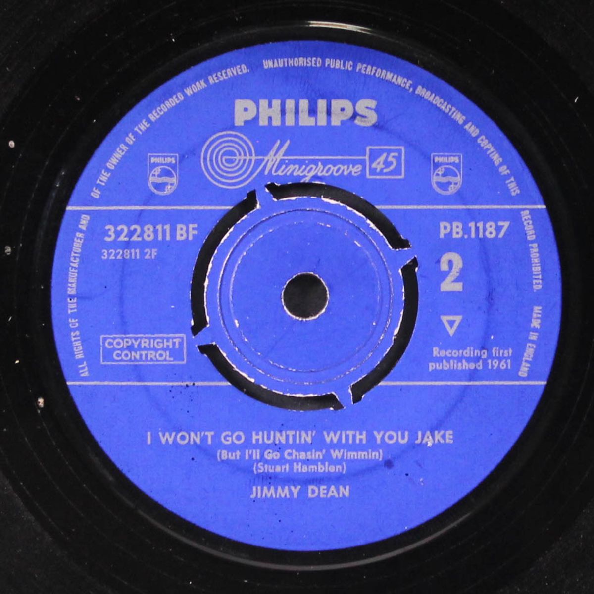 big bad john / i won't go huntin' with you jake by JIMMY DEAN