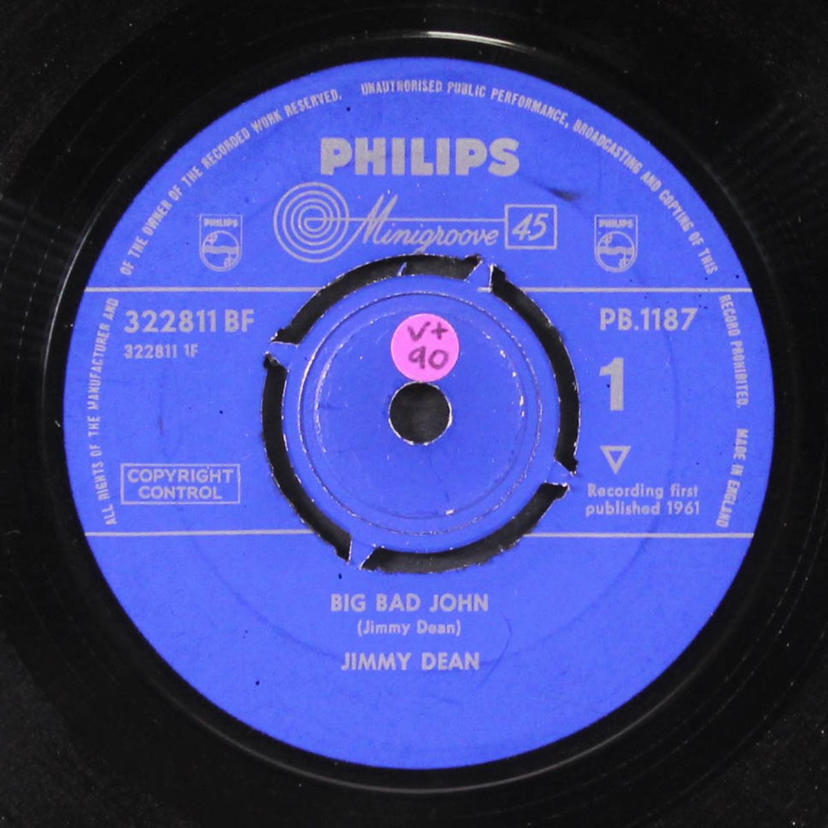 big bad john / i won't go huntin' with you jake by JIMMY DEAN