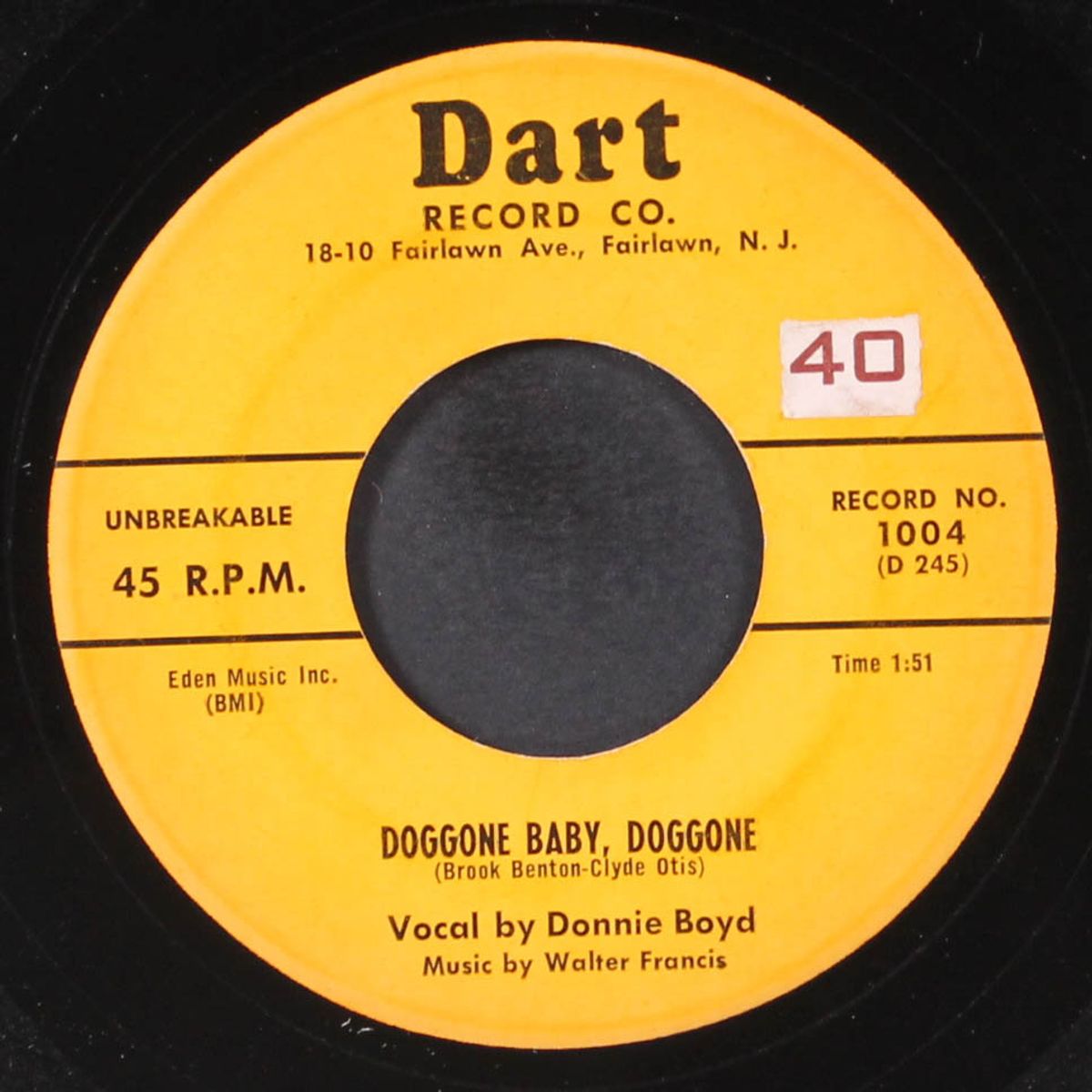 with all my love / doggone baby, doggone by DONNIE BOYD