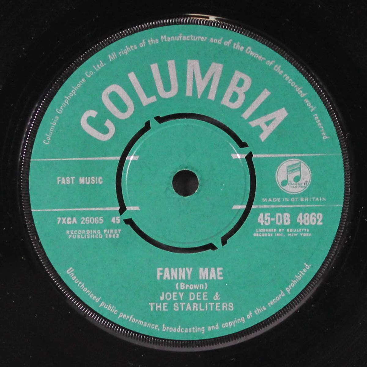 ya ya / fanny mae by JOEY DEE & STARLITERS