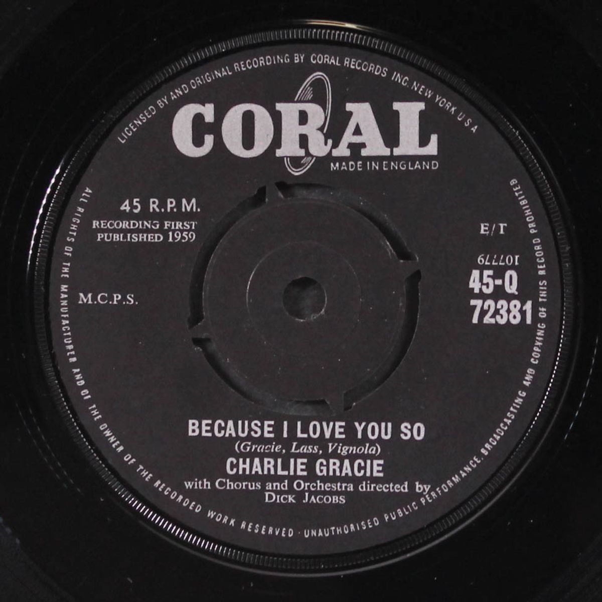 oh-well-a / because i love you so by CHARLIE GRACIE