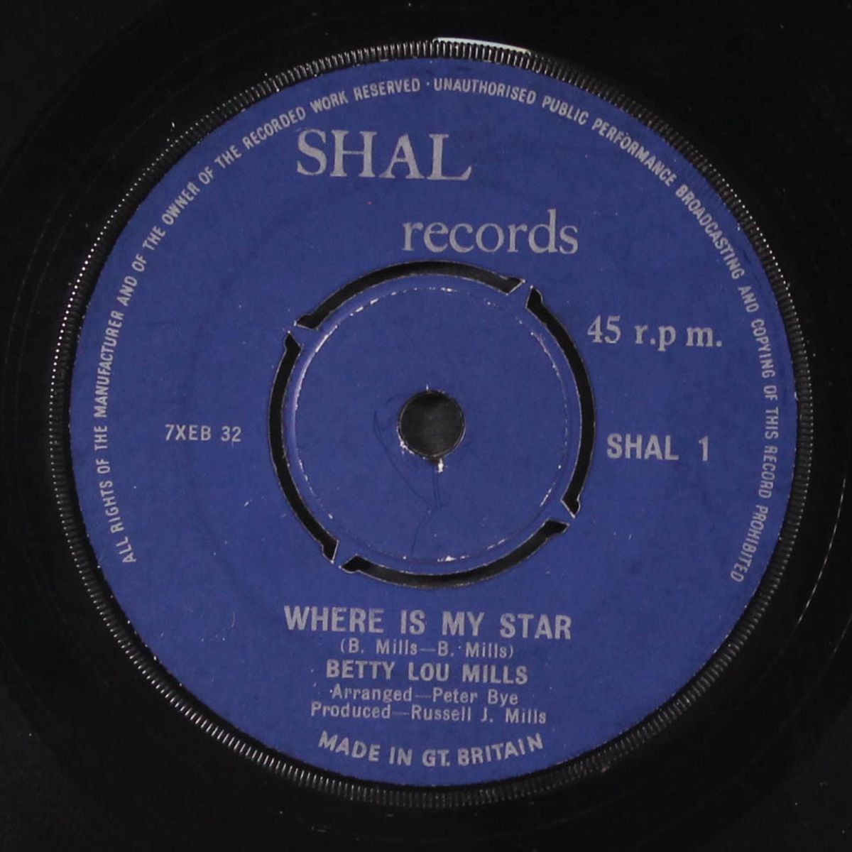 rock him / where is my star by BETTY LOU MILLS