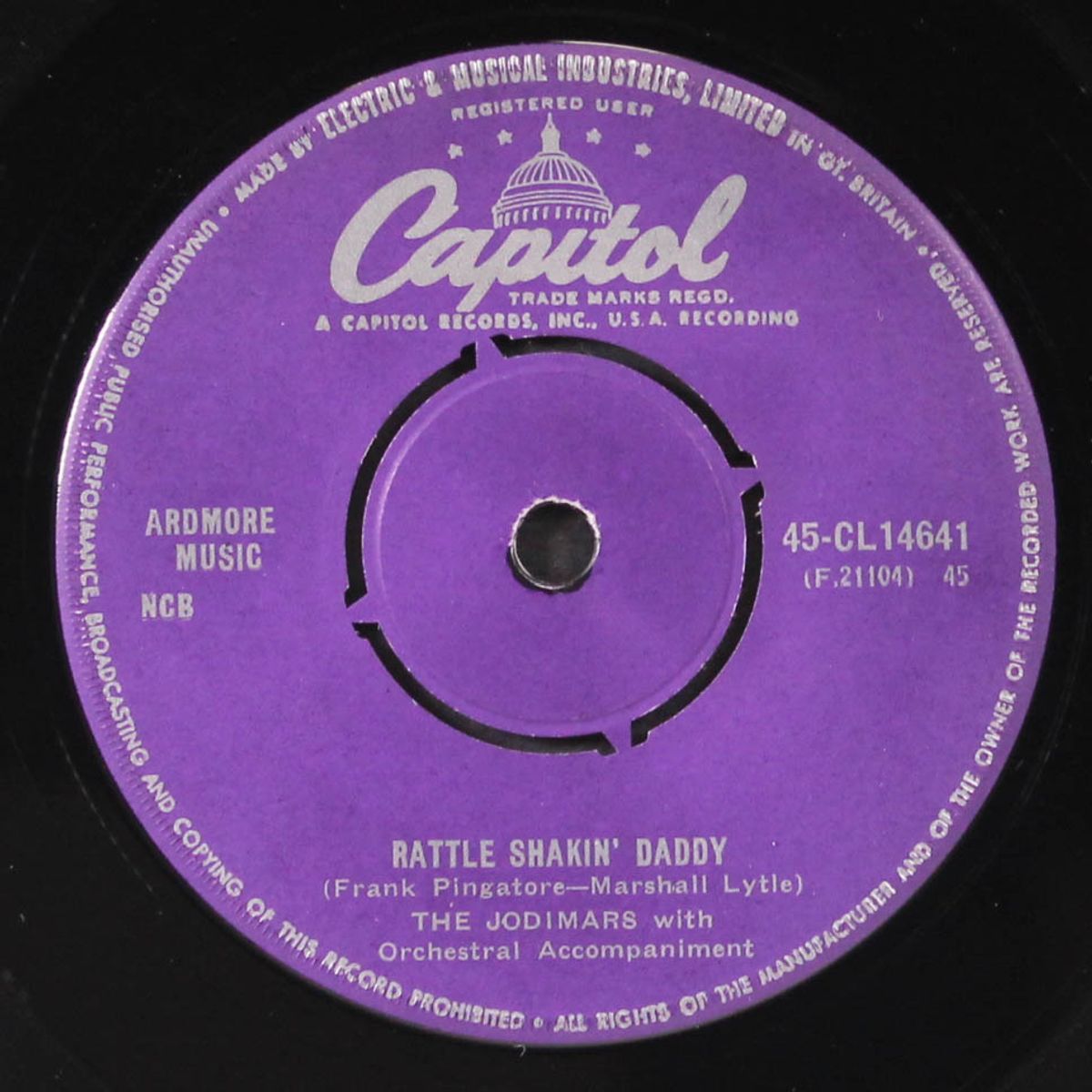 rattle shakin' daddy / eat your heart out annie by JODIMARS