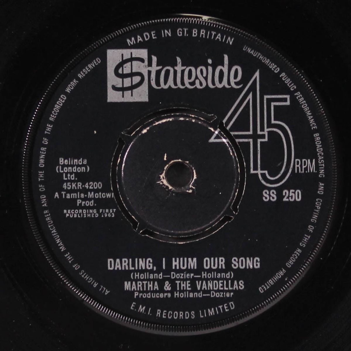 quicksand / darling, i hum our song by MARTHA & VANDELLAS