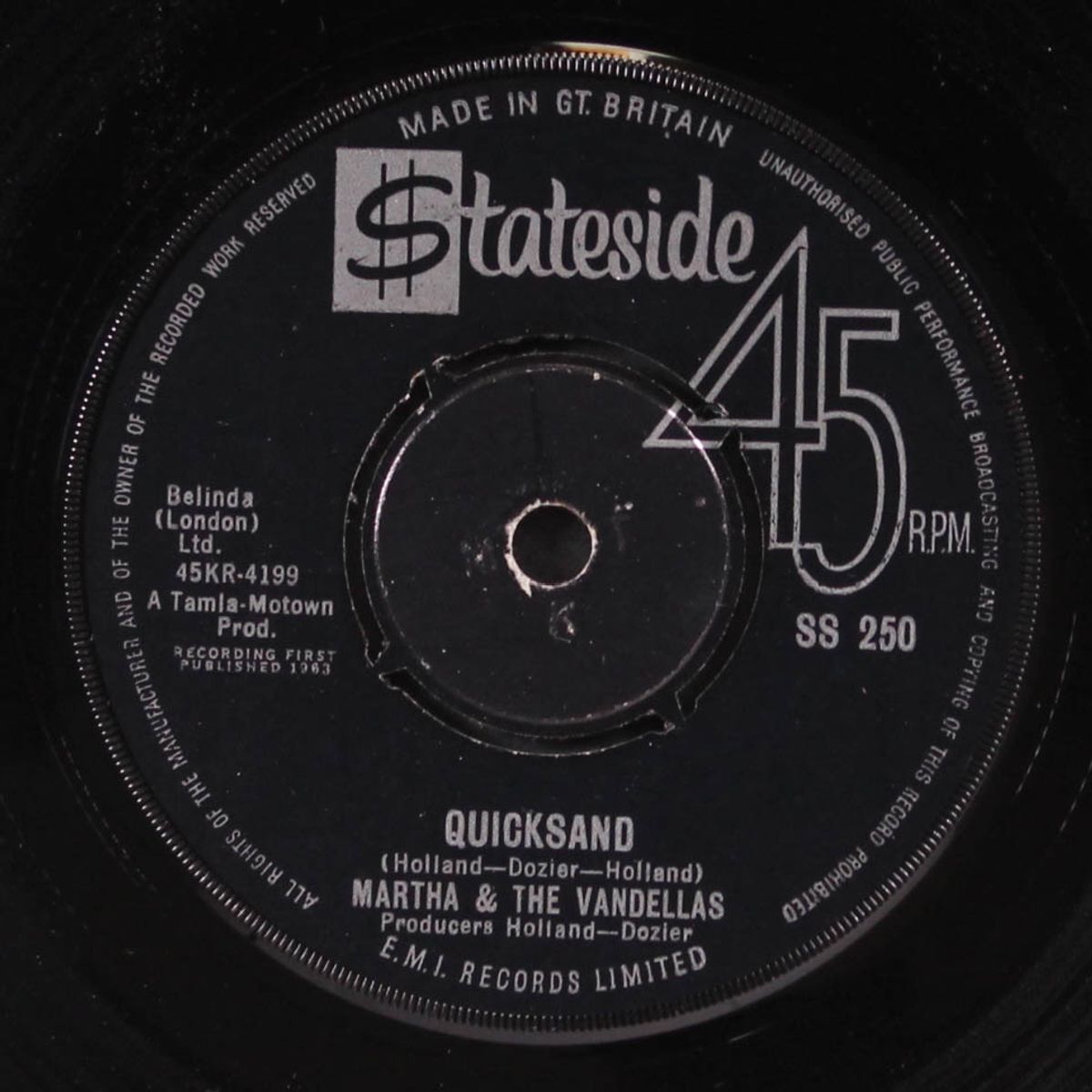 quicksand / darling, i hum our song by MARTHA & VANDELLAS