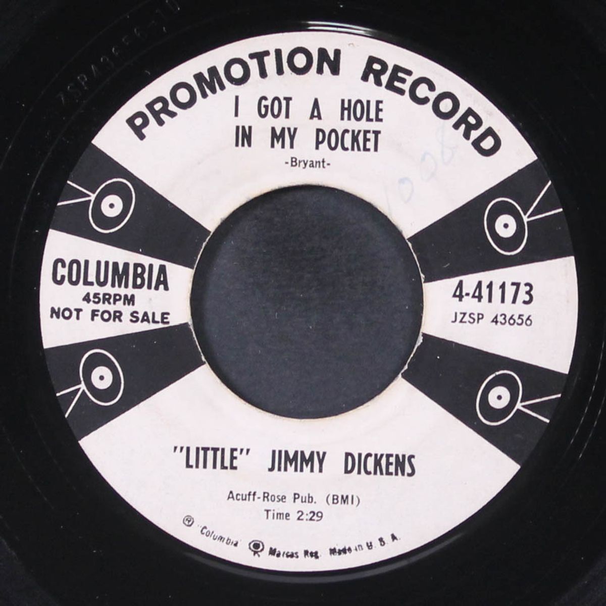 i got a hole in my pocket / me and my big mouth by JIMMY DICKENS