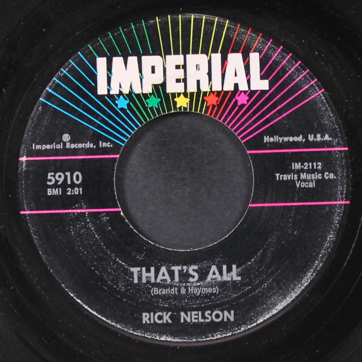 that's all / i'm in love again by RICK NELSON