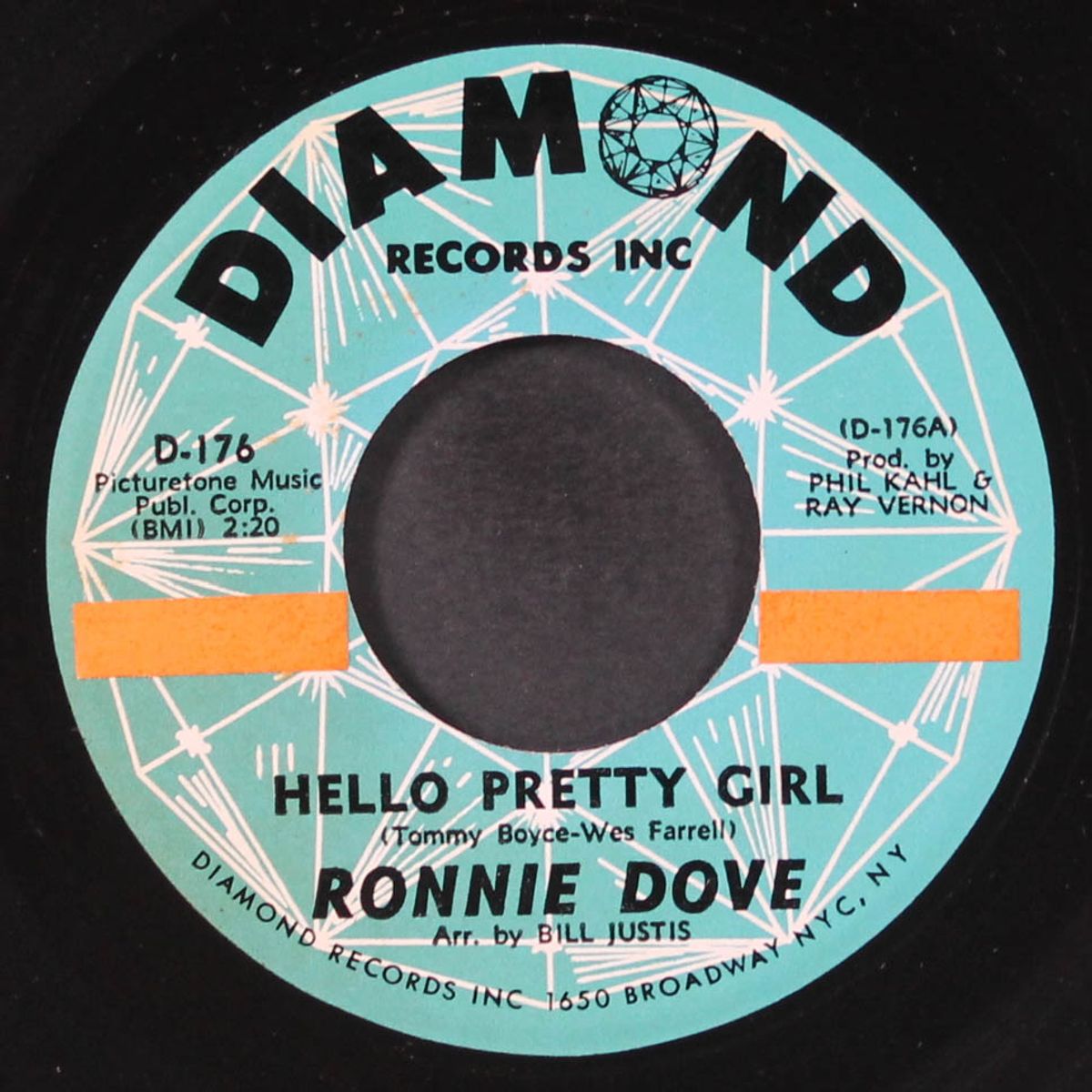 hello pretty girl / keep it a secret by RONNIE DOVE