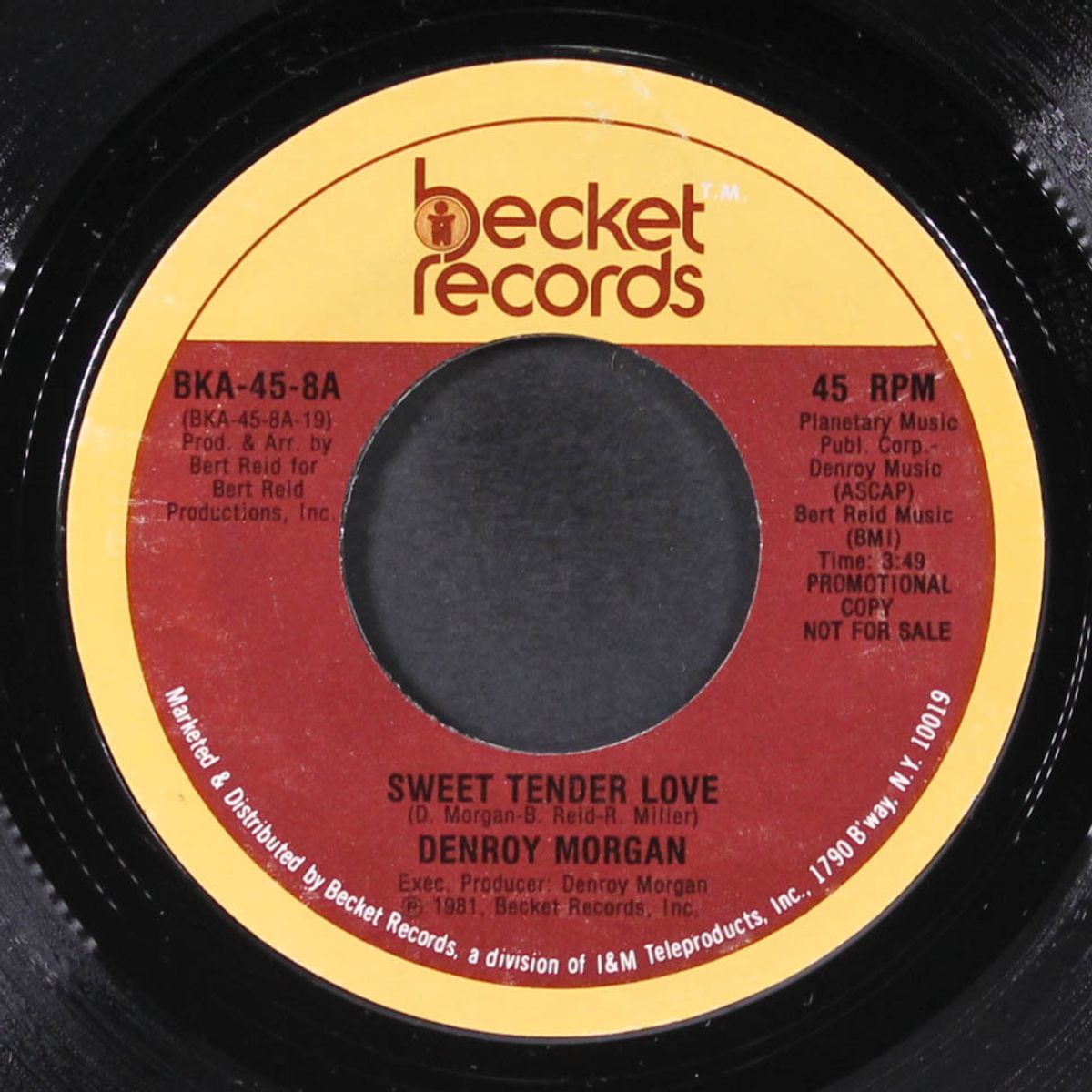 sweet tender love / same by DENROY MORGAN