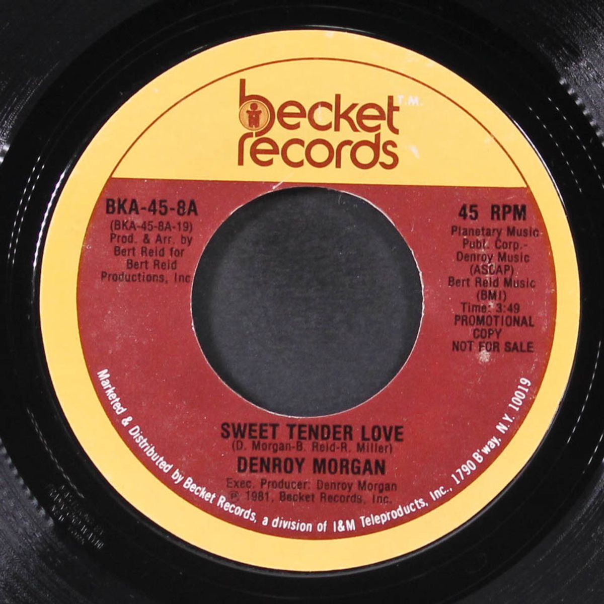 sweet tender love / same by DENROY MORGAN