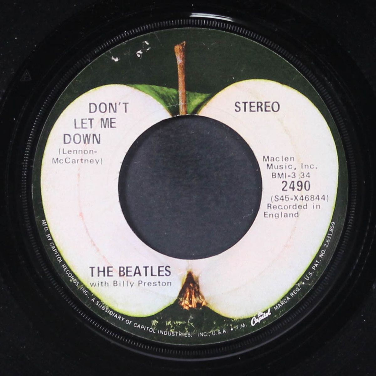 get back / don't let me down by BEATLES (WITH BILLY PRESTON)