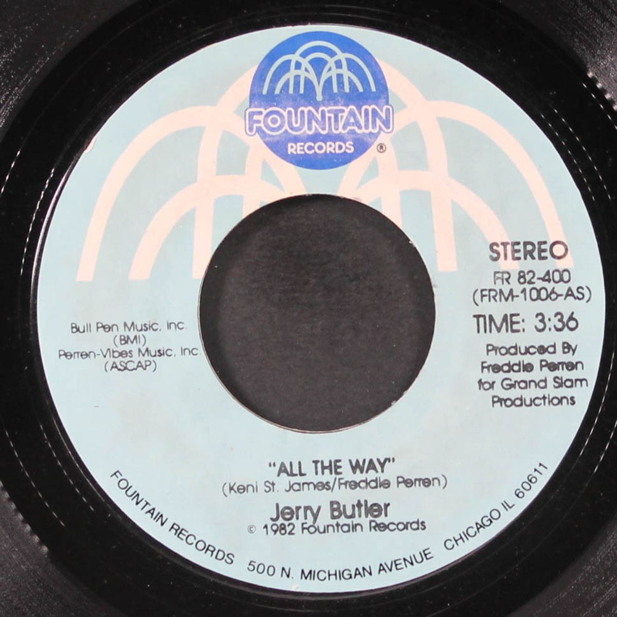 all the way / no love without changes by JERRY BUTLER