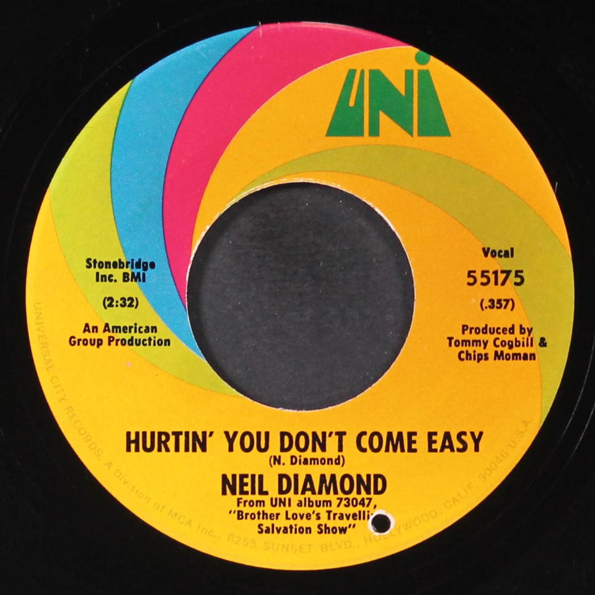 holly holy / hurtin' you don't come easy by NEIL DIAMOND