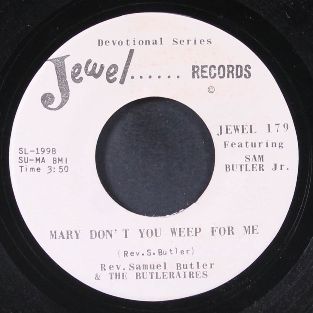 this is heaven / mary don't you weep for me by REV. SAMUEL BUTLER & BUTLERAIRES