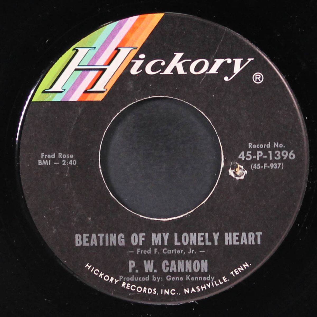 beating of my lonely heart / it's a woman's world by P.W. CANNON