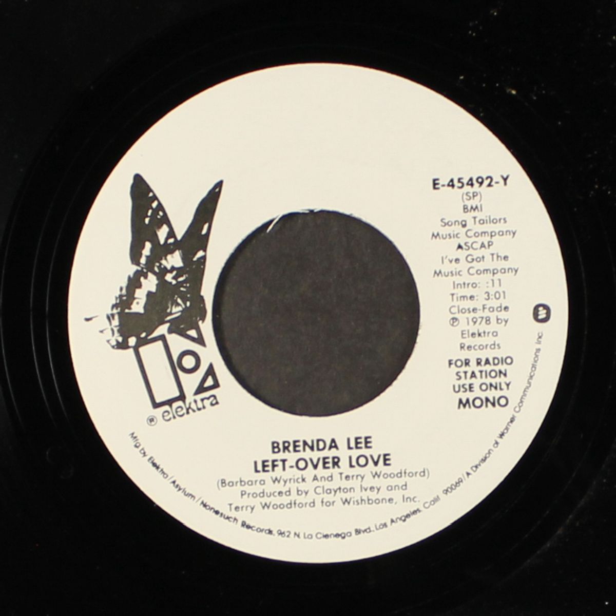 left over love / mono by BRENDA LEE