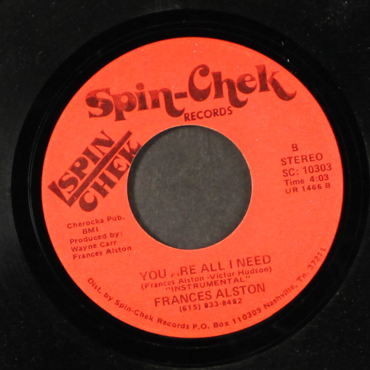 you are all i need / instrumental by FRANCES ALSTON
