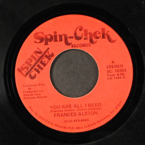 FRANCES ALSTON