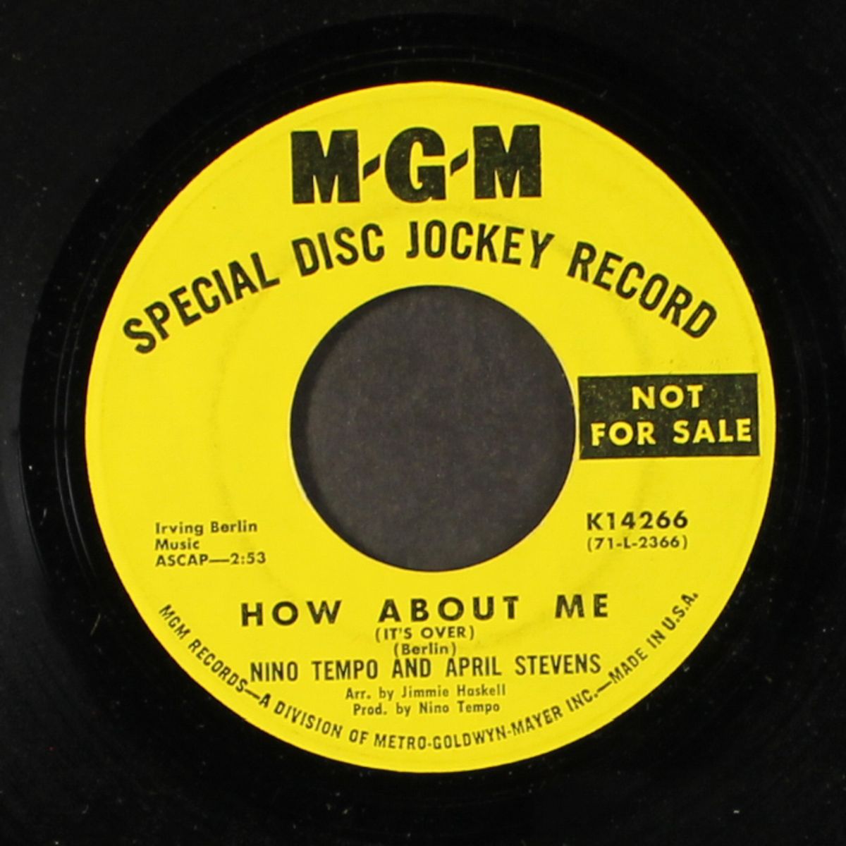 how about me / makin' love to rainbow colors by NINO TEMPO & APRIL STEVENS