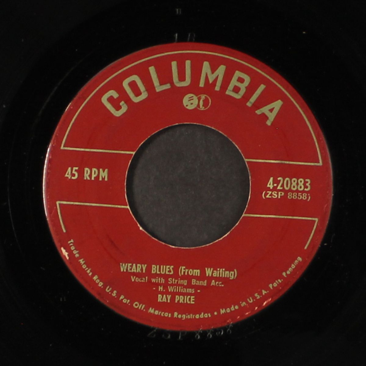 weary blues / i made a mistake and i'm sorry by RAY PRICE