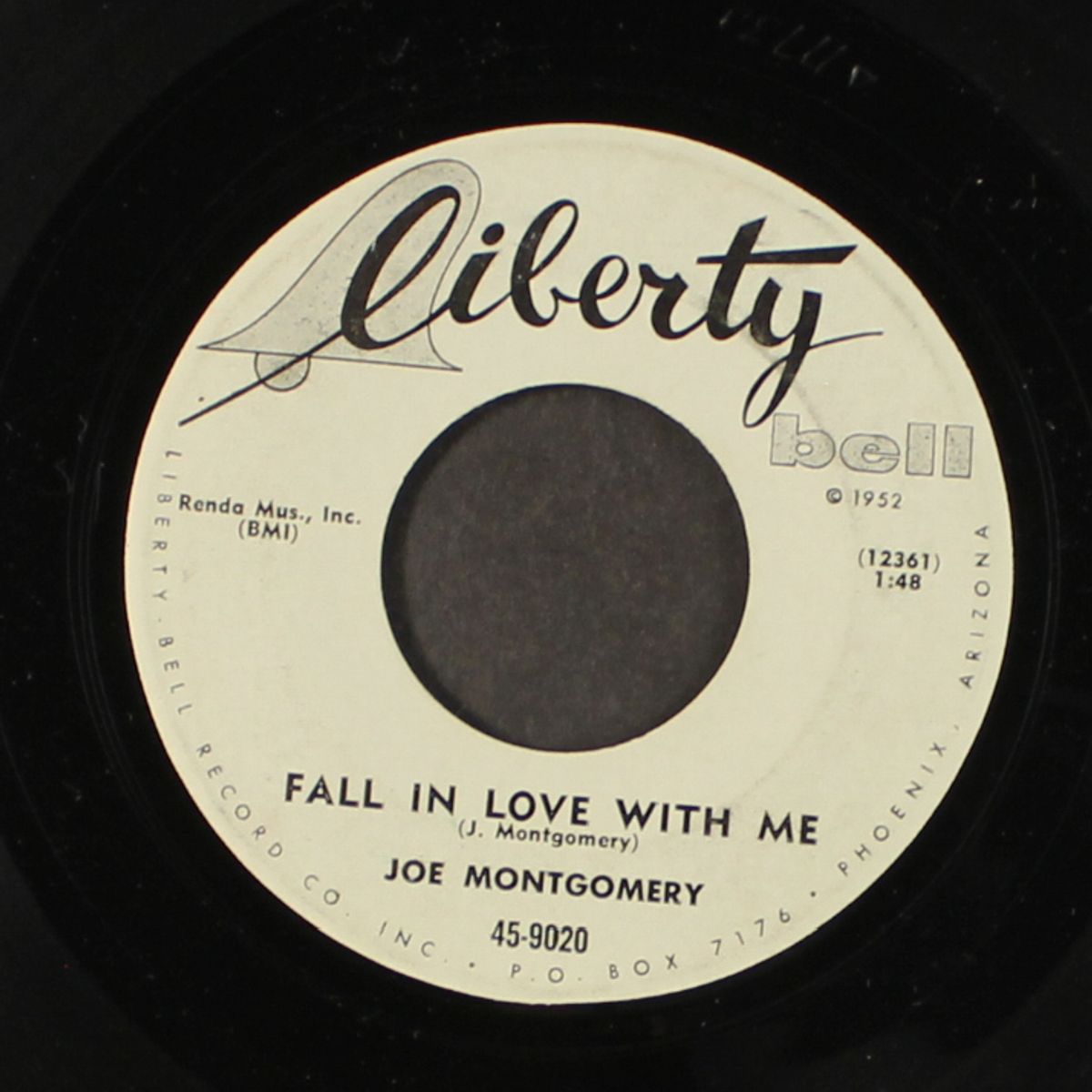 fall in love with me / the bowling song by JOE MONTGOMERY