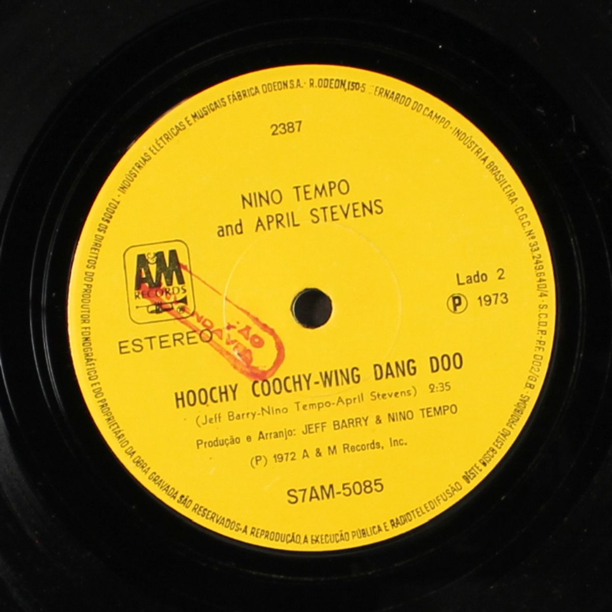 love story / hoochy coochy wing dang do by NINO TEMPO & APRIL STEVENS