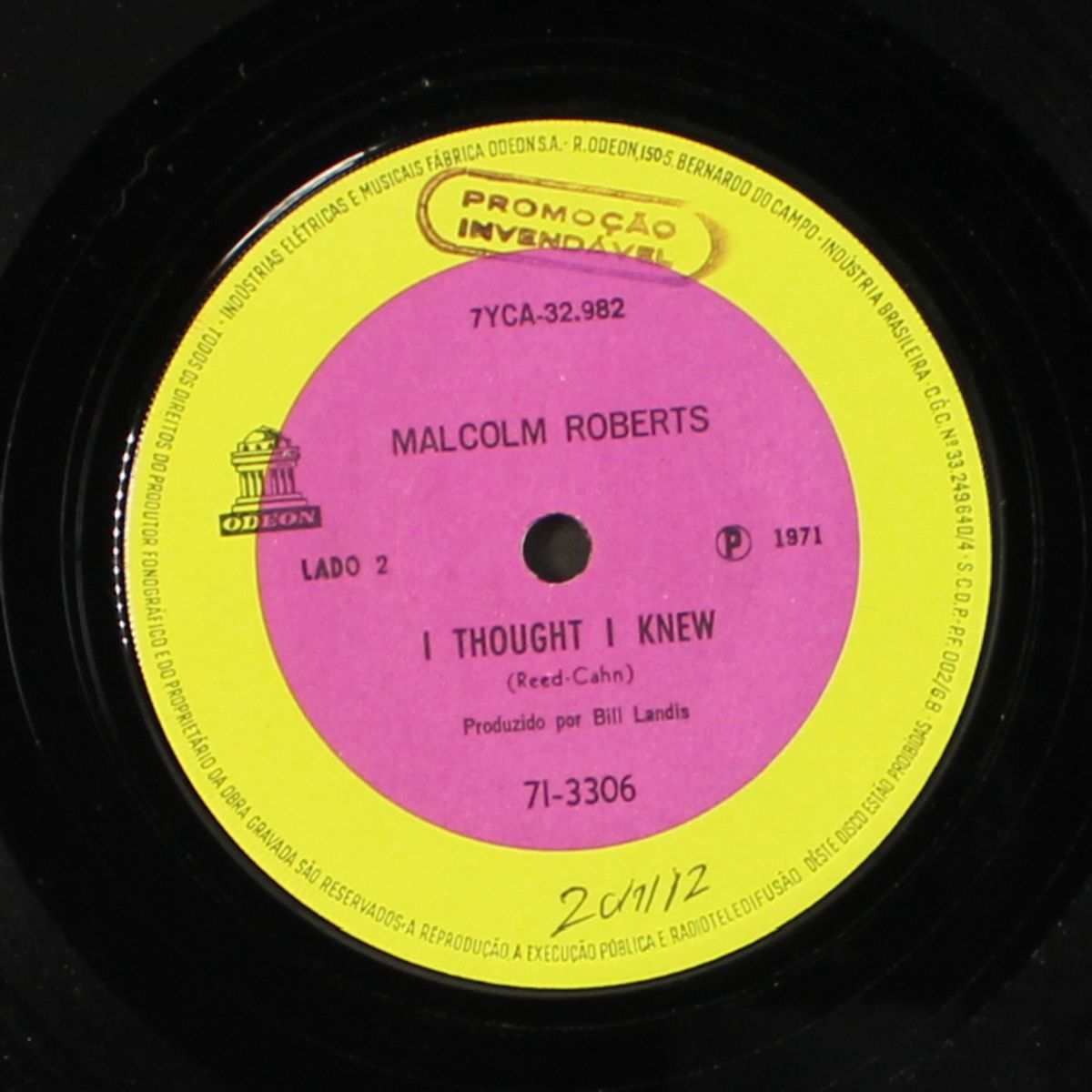 ave maria / i thought i knew by MALCOLM ROBERTS