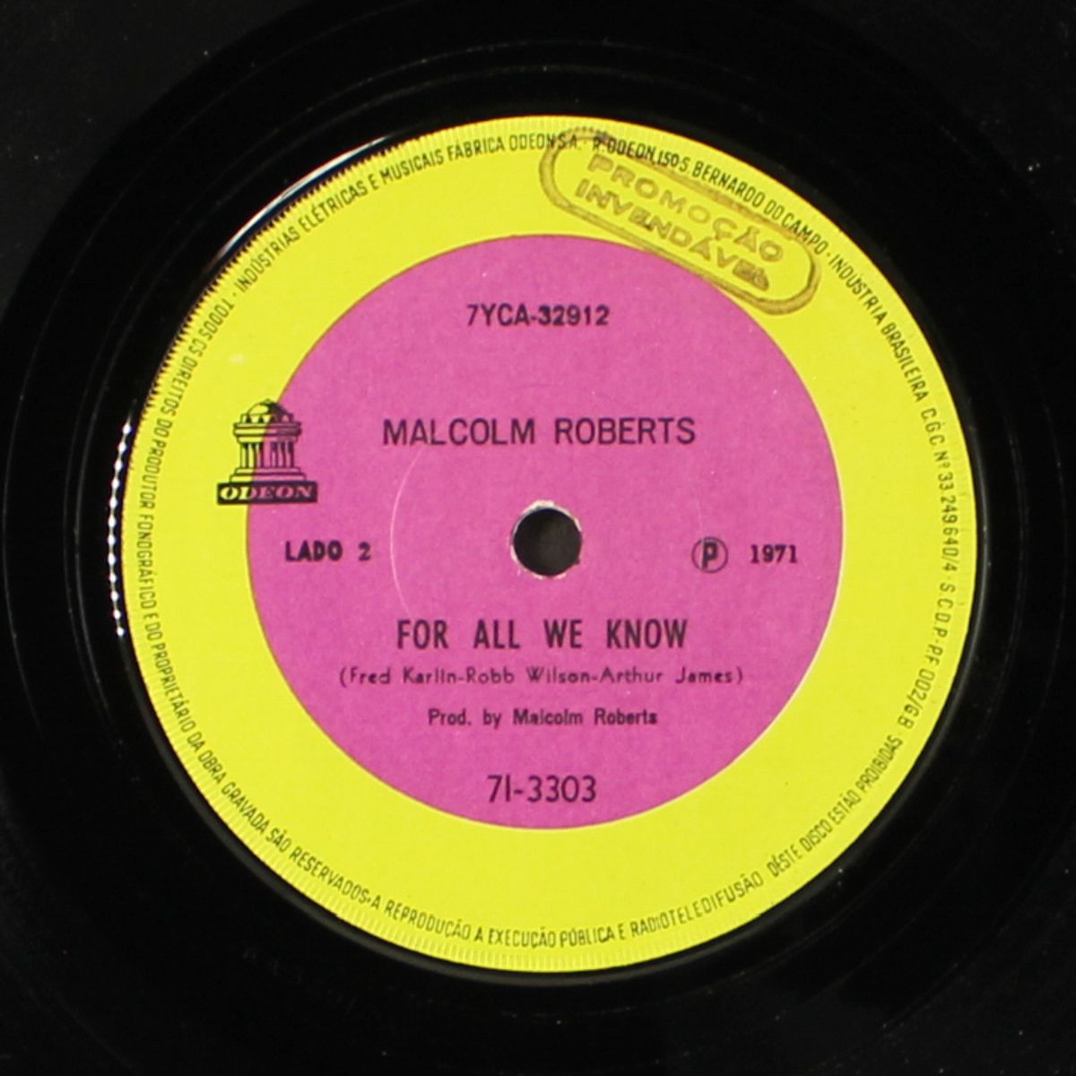 weekend millionaire / for all we know by MALCOLM ROBERTS