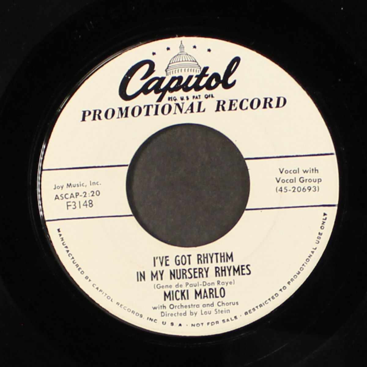 i've got rhythm in my nursery rhymes / dream boy by MICKI MARLO