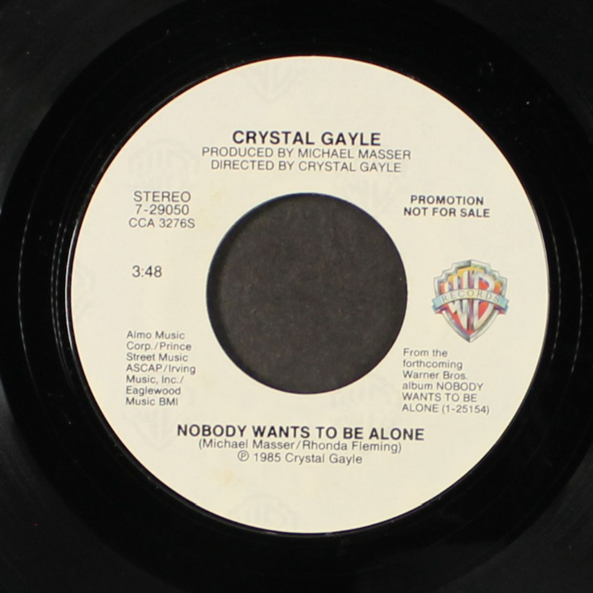 nobody wants to be alone by CRYSTAL GAYLE
