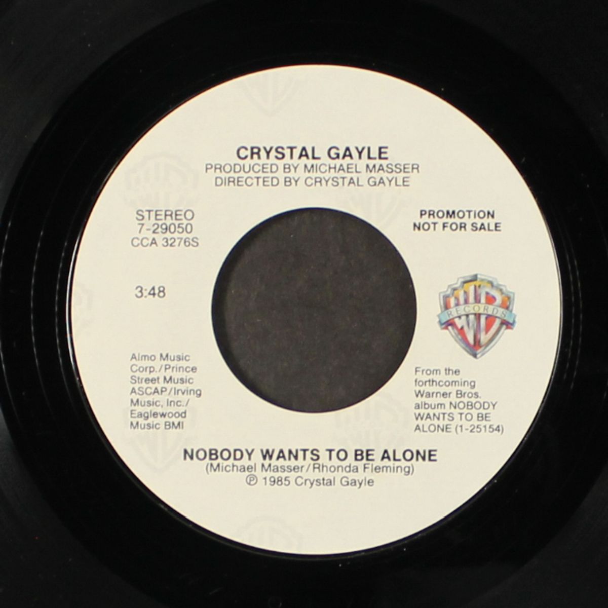 nobody wants to be alone by CRYSTAL GAYLE
