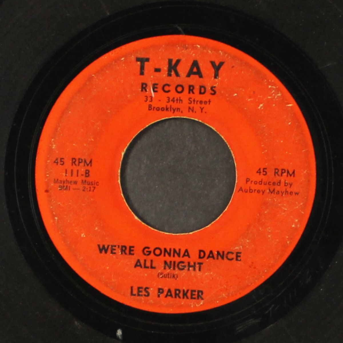 we're gonna dance all night / love sick blues by LES PARKER