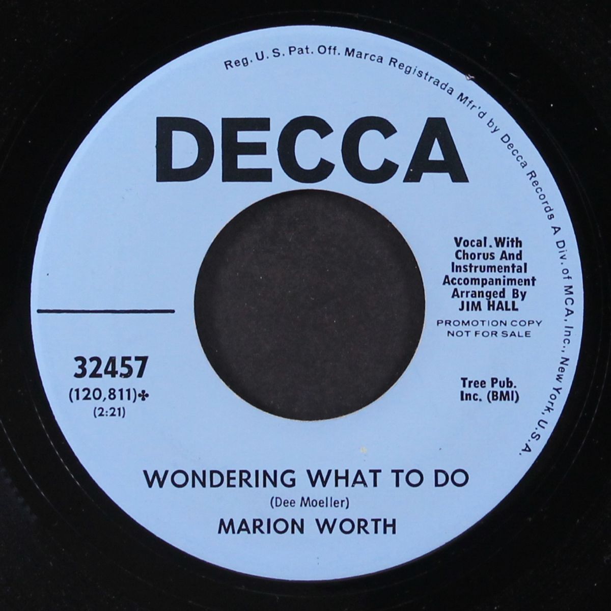 love is a very strange thing / wondering what to do by MARION WORTH