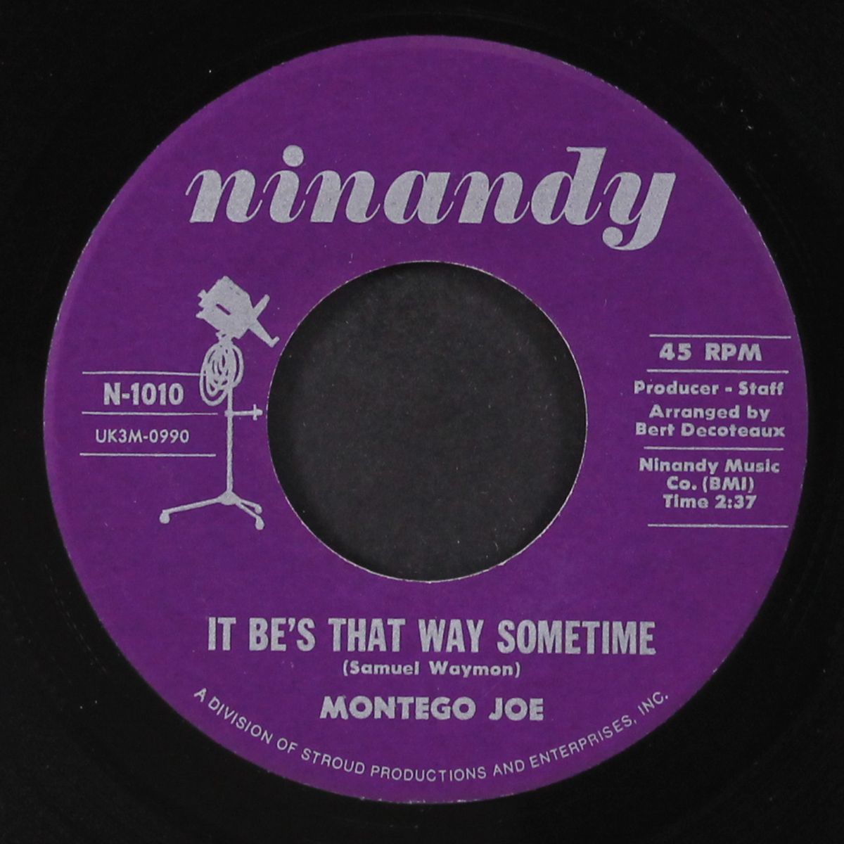it be's that way sometimes / soul man by MONTEGO JOE