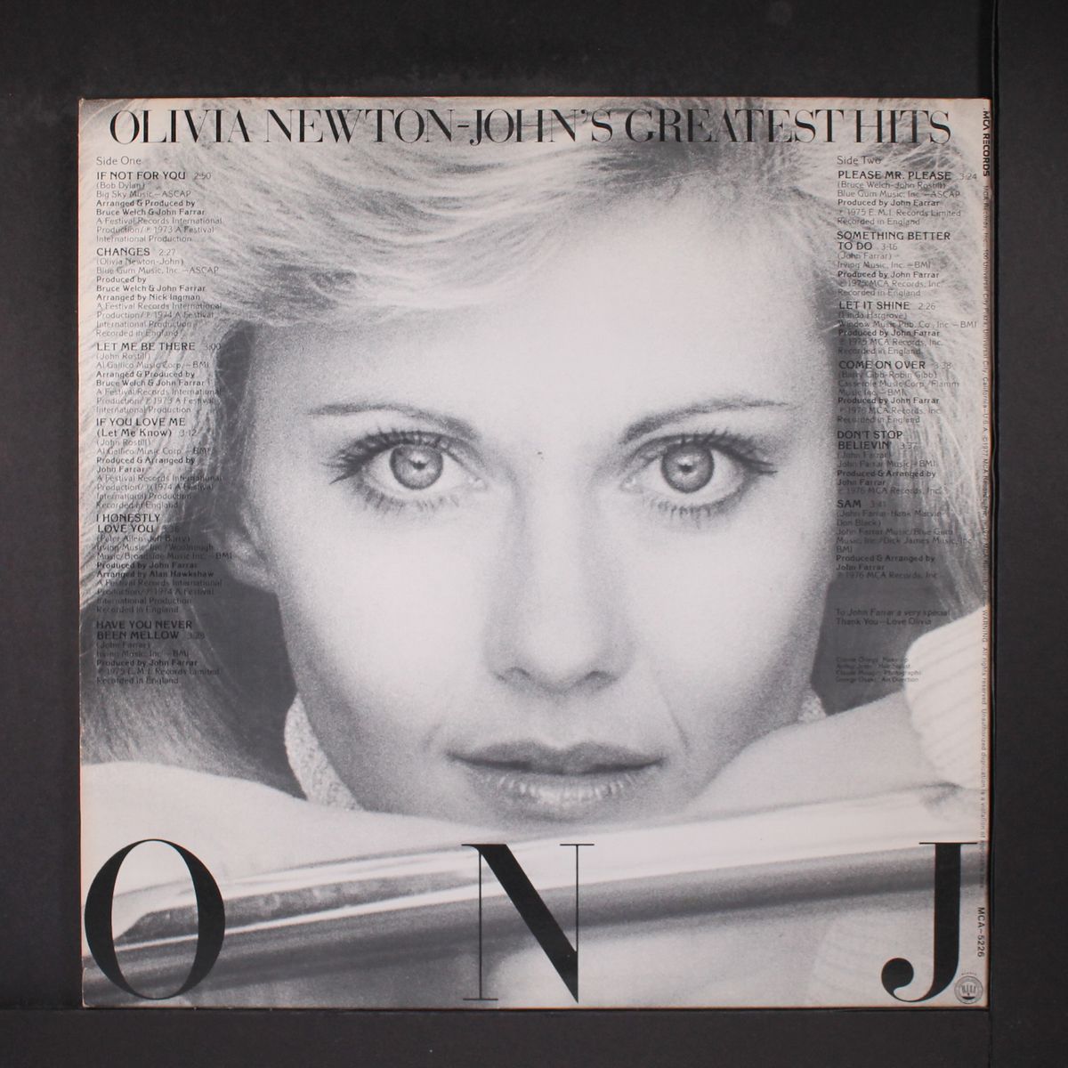 greatest hits by OLIVIA NEWTON JOHN