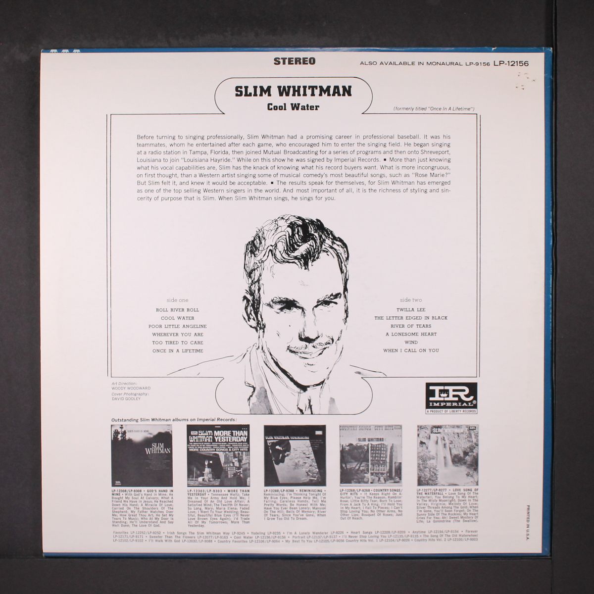 cool water by SLIM WHITMAN
