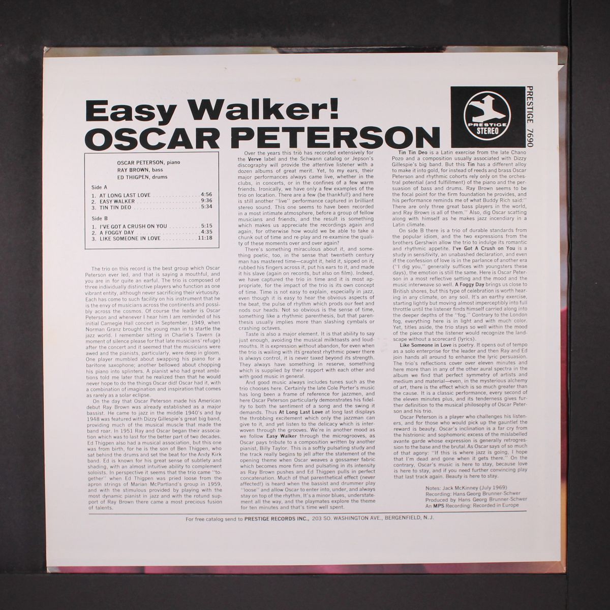 easy walker! by OSCAR PETERSON