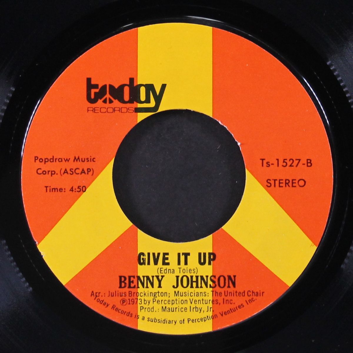 baby i love you / give it up by BENNY JOHNSON
