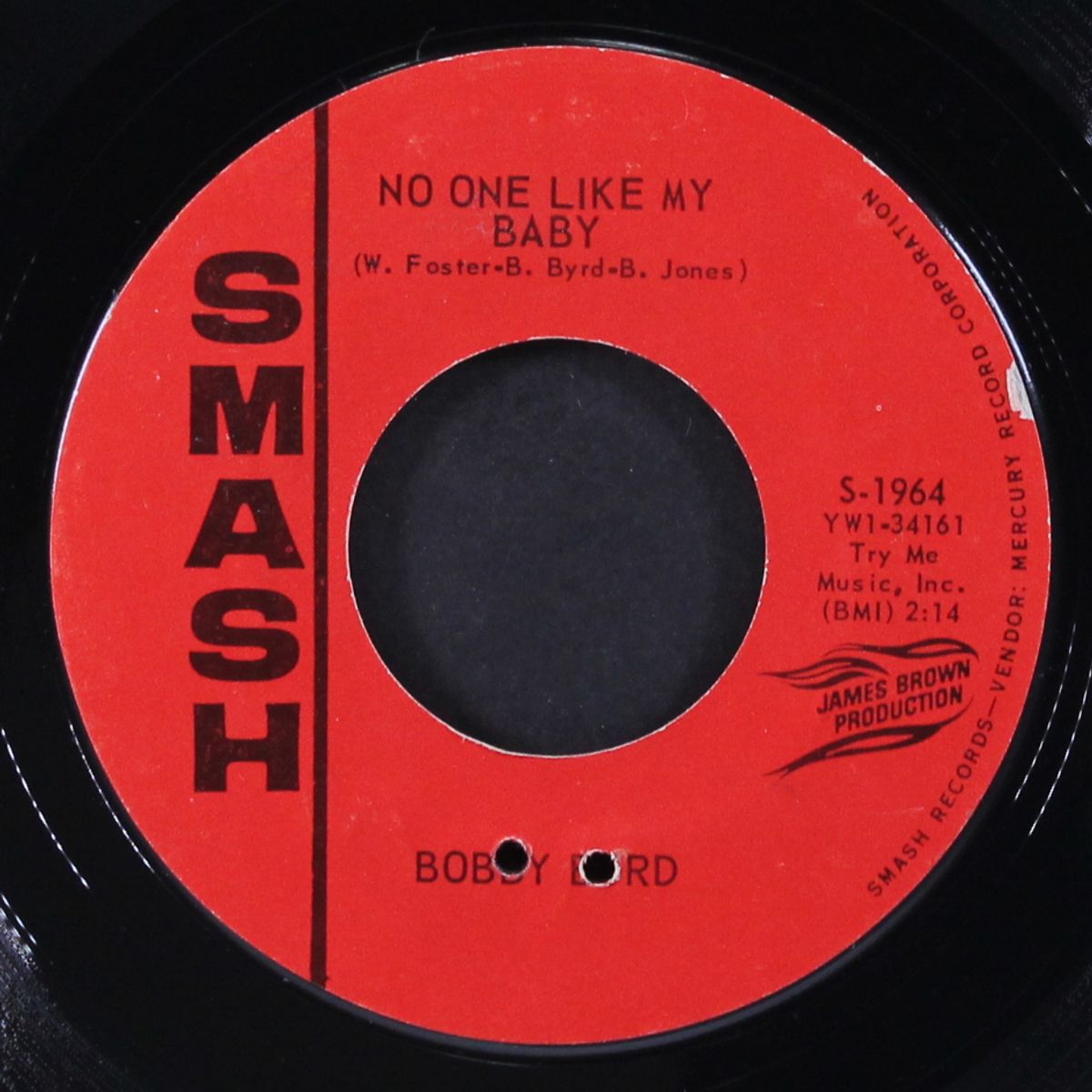 no one like my baby / we are in love by BOBBY BYRD