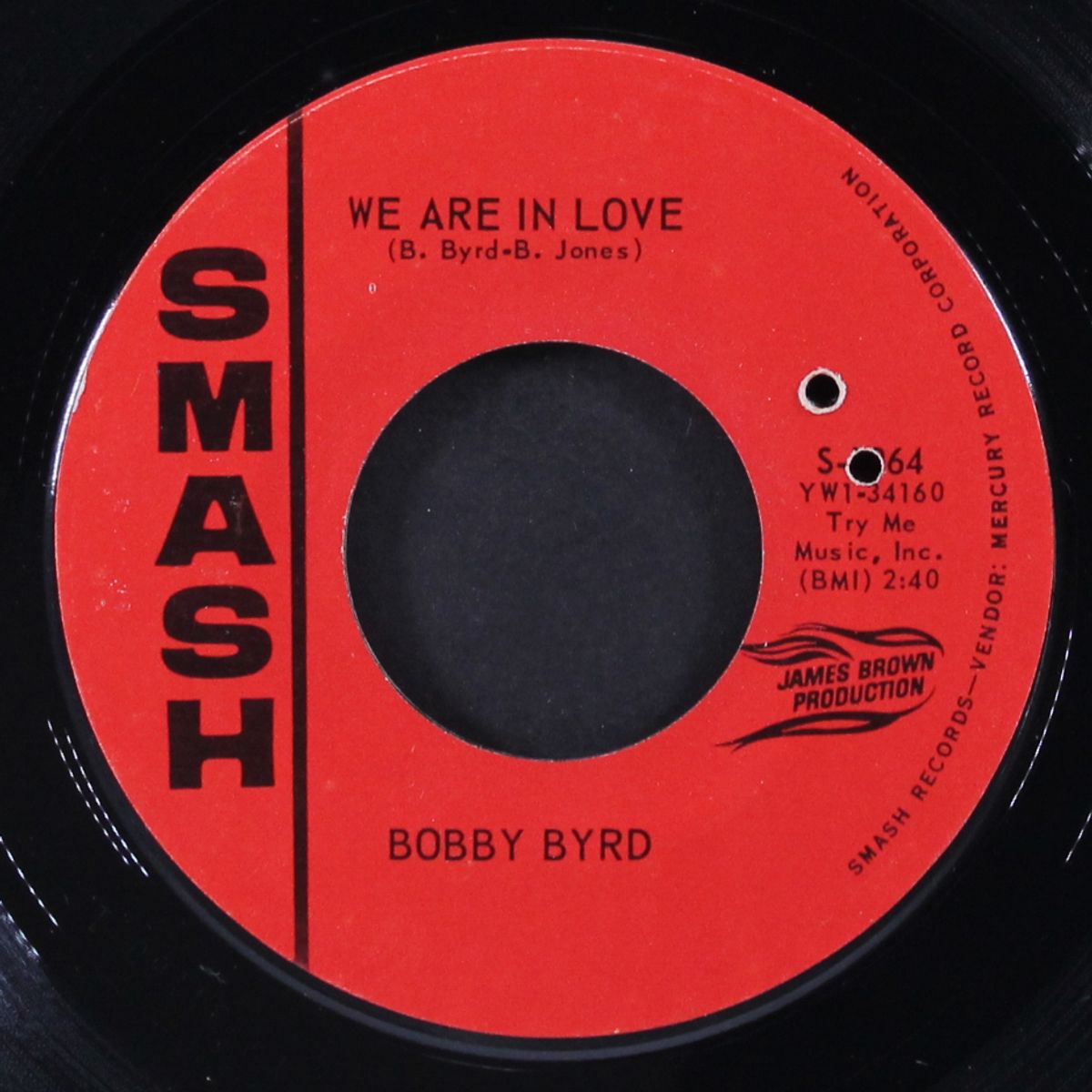no one like my baby / we are in love by BOBBY BYRD