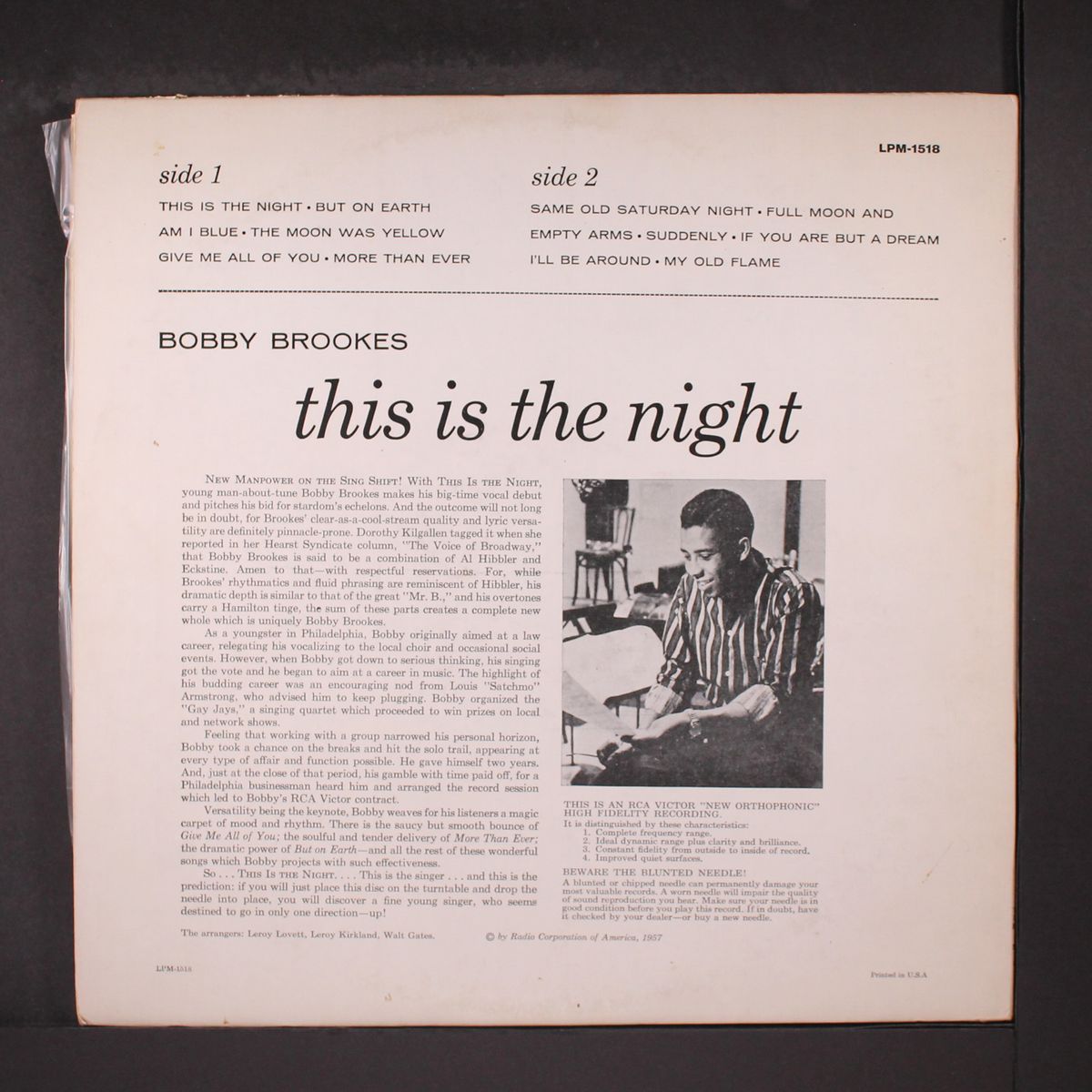 this is the night by BOBBY BROOKES