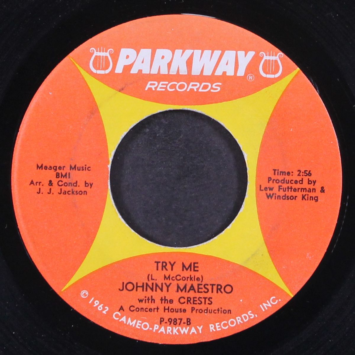 heartburn / try me by JOHNNY MAESTRO & CRESTS