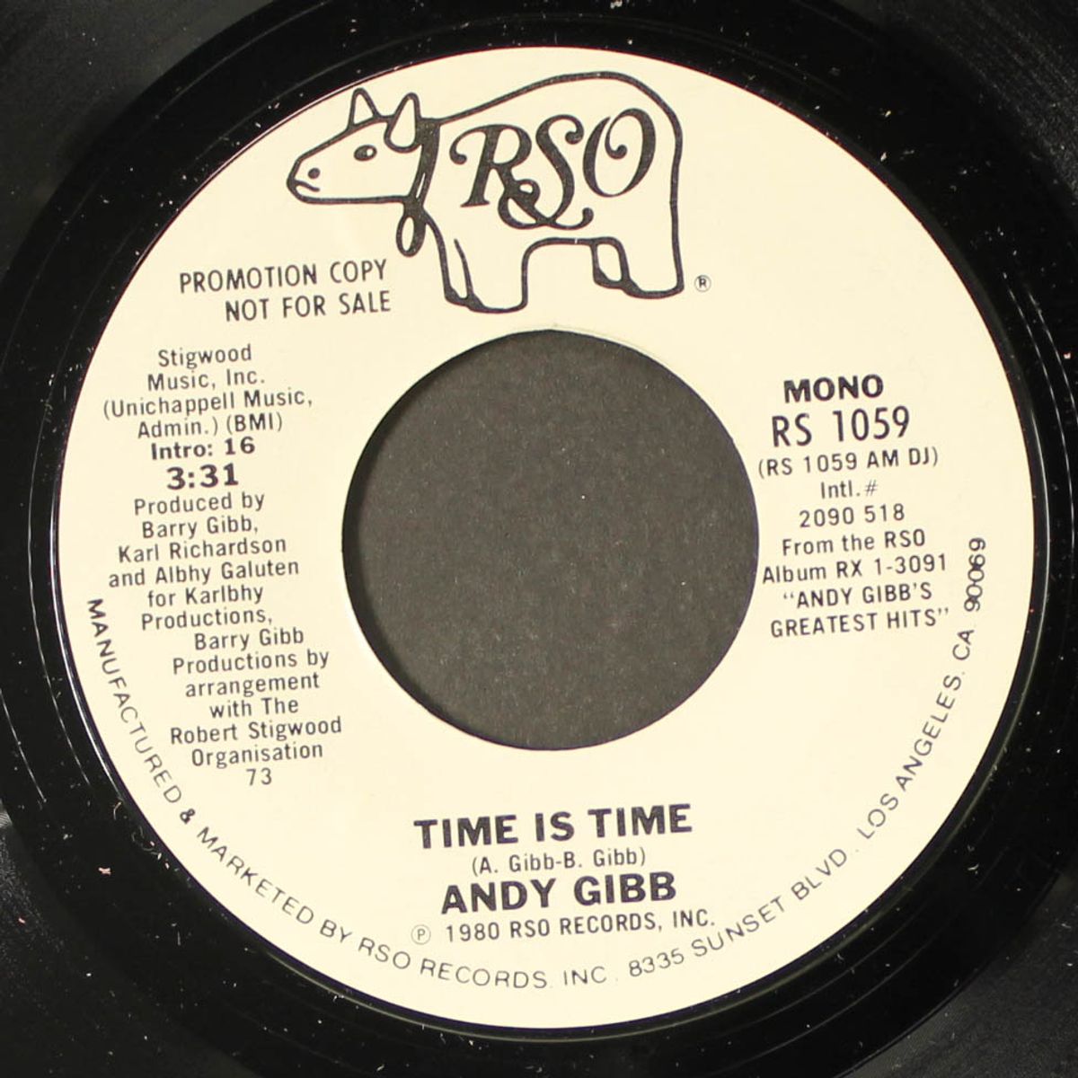 time is time / mono by ANDY GIBB